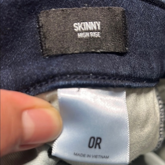 Express Blue High Rise Jeans - Picture 8 of 9